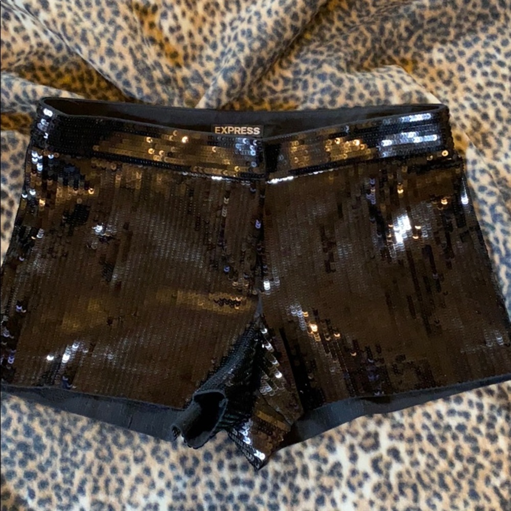 Express Sequin shorts